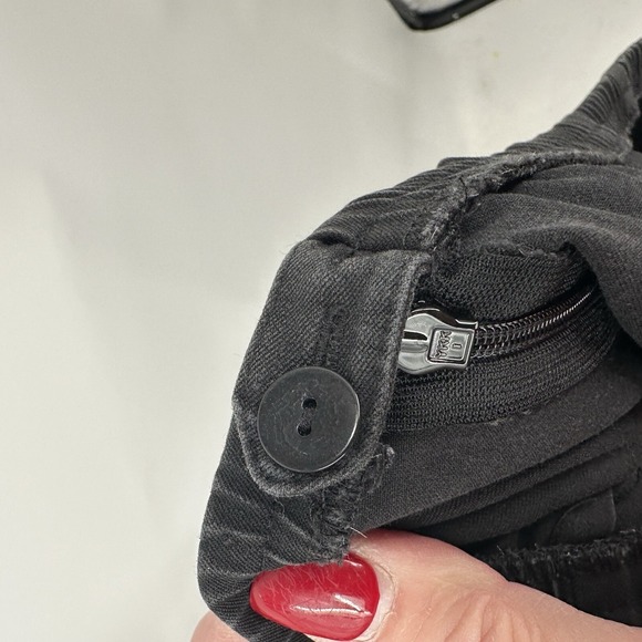 Eileen Fisher Women S Designer Business Straight Leg Zip Up Black Dress Pants - Picture 7 of 8